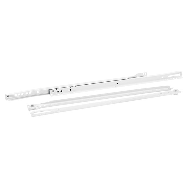 toom Rollschubführung Metall weiß 2 Stück 45 cm