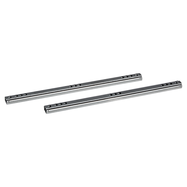 toom Kugelauszüge Metall silbern 2 Stück 246 mm