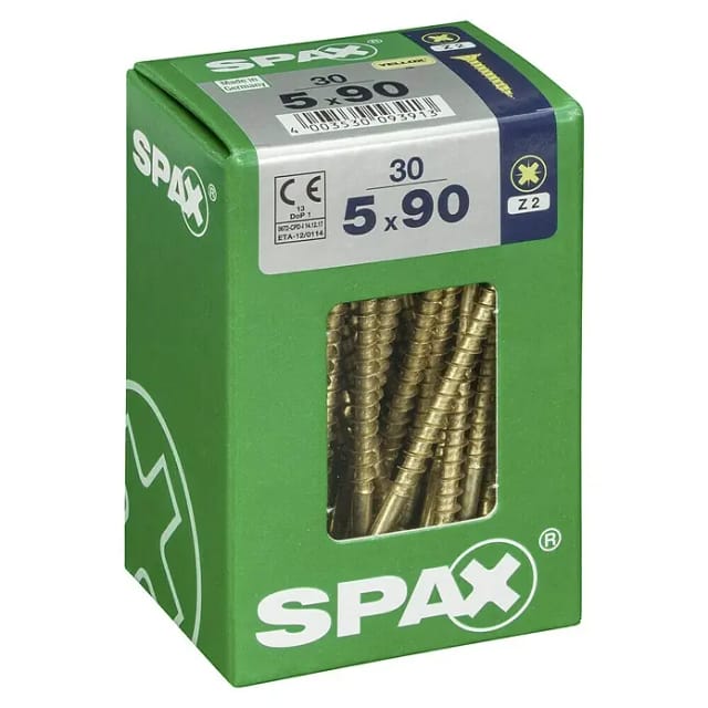Spax Universalschraube 5 x 90 mm 30 Stück