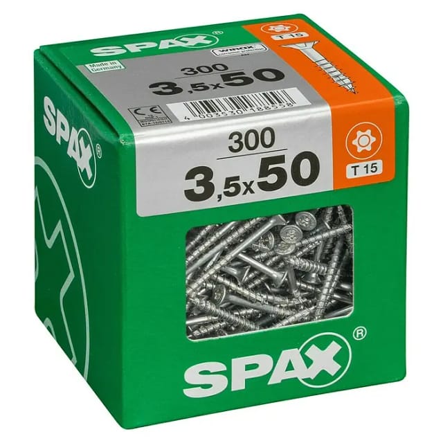 Spax Universalschraube 3,5 x 50 mm 300 Stück