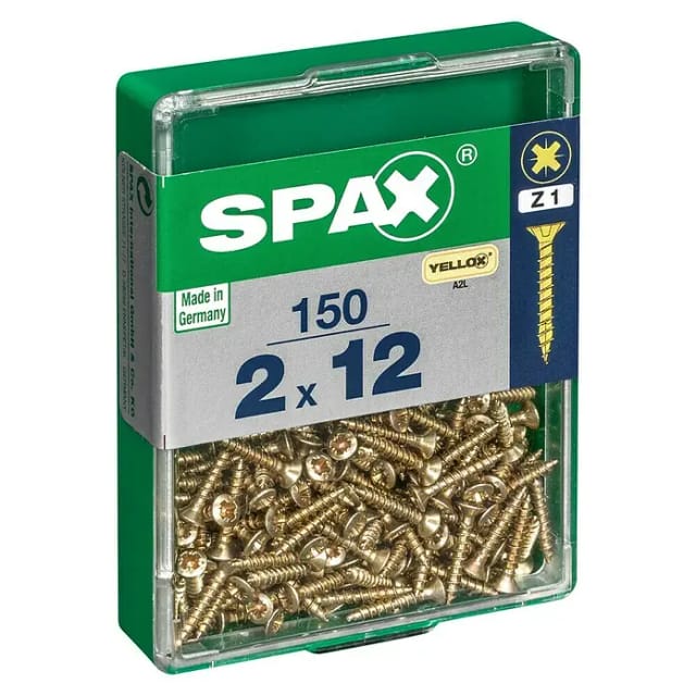 Spax Senkkopfschraube Ø 2 x 12 mm 150 Stück