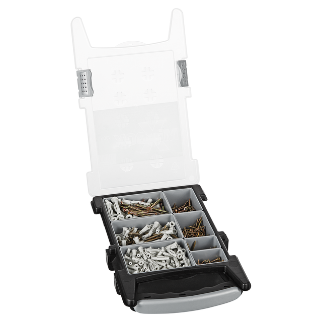 Suki Mixbox Spanplattenschrauben mit Dübeln Stahl verzinkt 3,5 - 8,0 x 25 - 60 mm 700 Stück