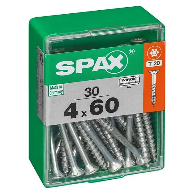 Spax Universalschrauben T-Star plus T20 Stahl 4,0 x 60 mm 30 Stück