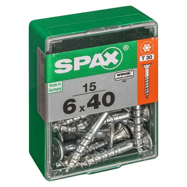 Universalschrauben T-Star plus T30 Stahl 6,0 x 40 mm 15 Stück