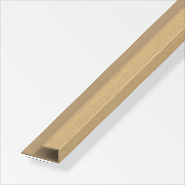 alfer PVC-Einfassprofil buchefarben 1000 x 25 mm