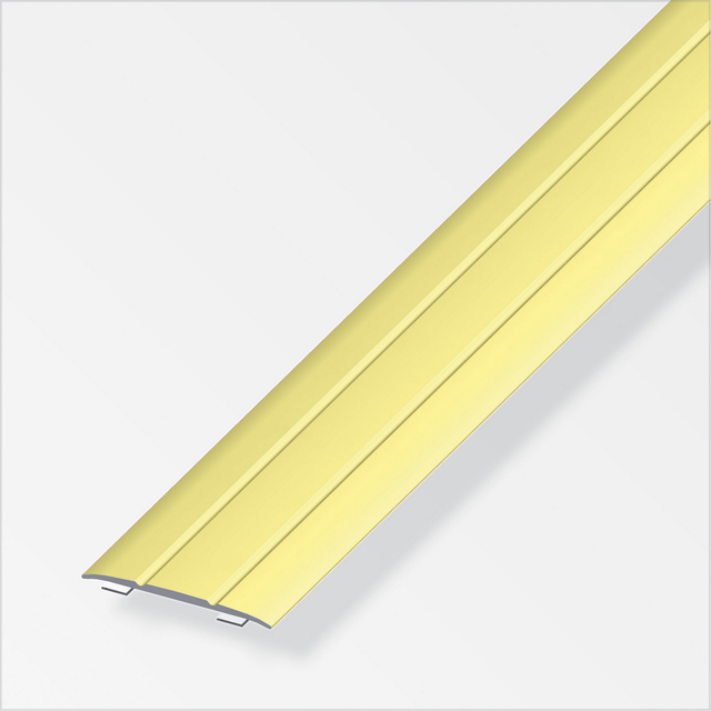alfer Übergangsprofil Aluminium messingfarben 1000 x 37 mm