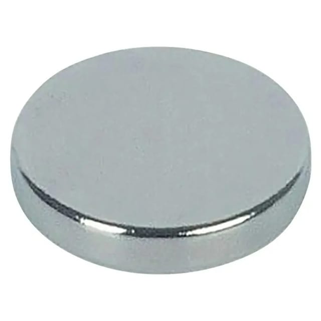 Fix-o-moll Magnetscheibe 'Neodym' silbern selbstklebend Ø 8 x 1,5 mm, 10 Stück