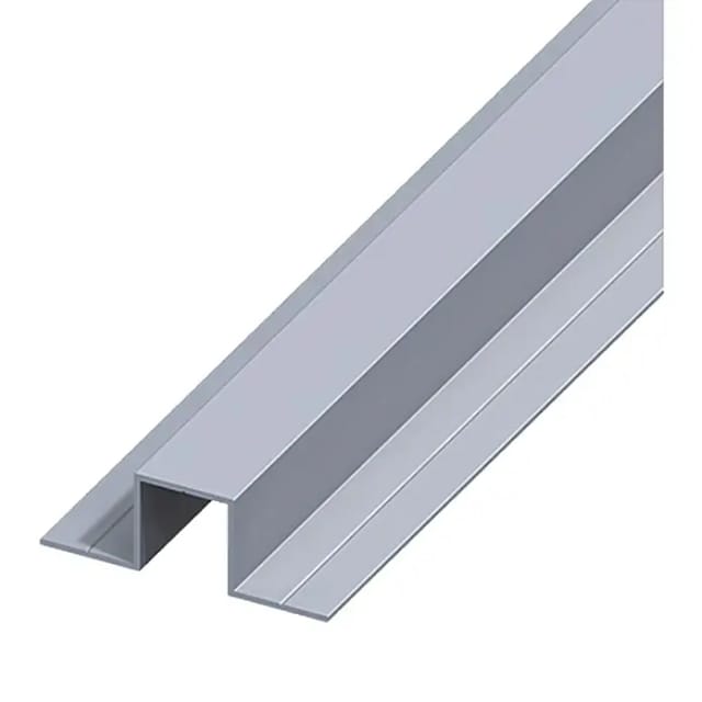 alfer Quadrat-U-Profil Aluminium 100 x 7,65 x 2,35 cm