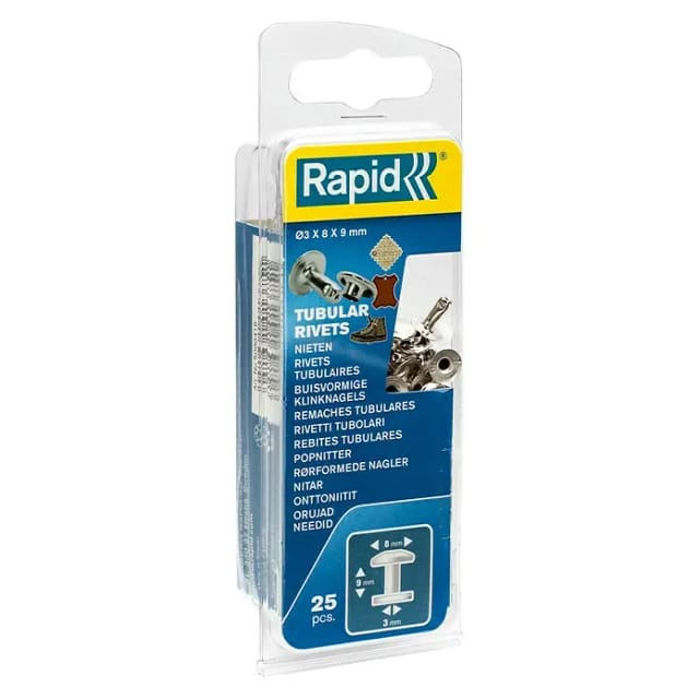 Rapid Hohlniete Ø 8 x 9 mm 25 Stück