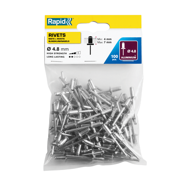 Rapid Standard-Blindniete Ø 4,8 x 10 mm 100 Stück