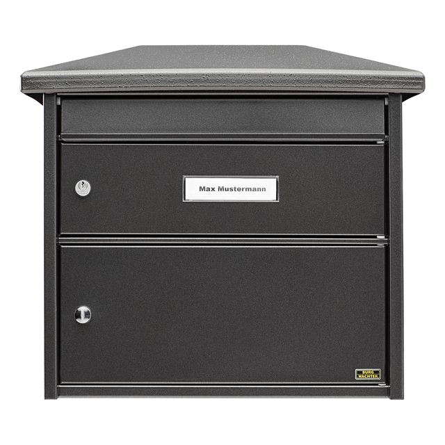 Burg-Wächter Briefkasten 'Europa 732 E' grau 45,5 x 41,1 x 32,4 cm