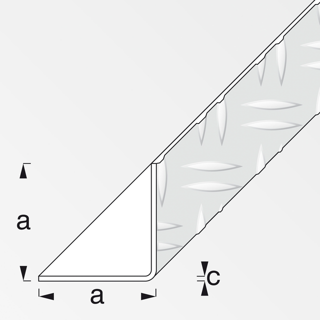 alfer Riffelblechwinkel 2,35 x 2,35 x 100 cm