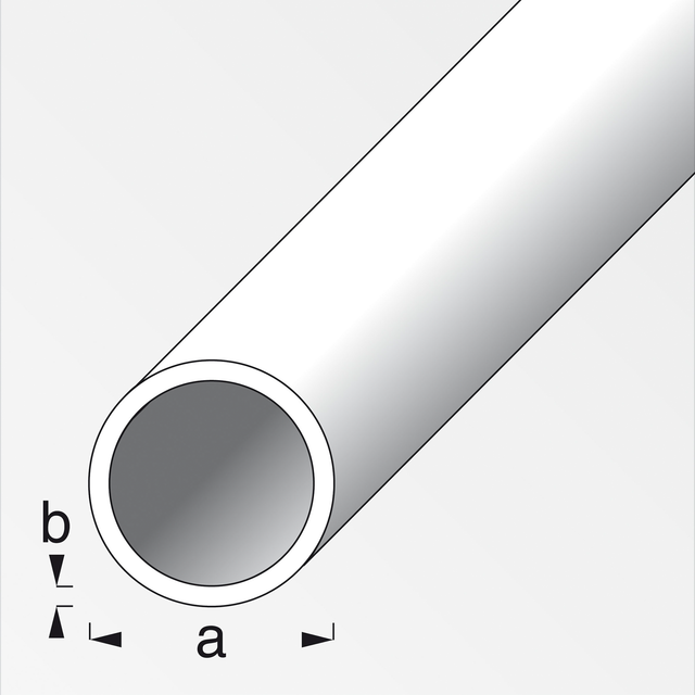 alfer Alu-Rundrohr Ø 1 cm x 200 cm