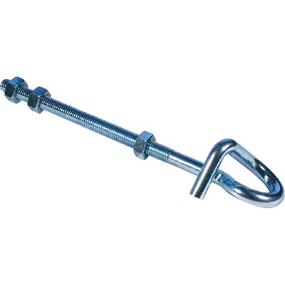 Schaukelhaken mit Eisengewinde M12 x 160 mm