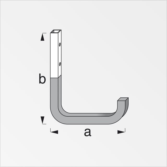 Coaxis® Wandhaken 25 cm
