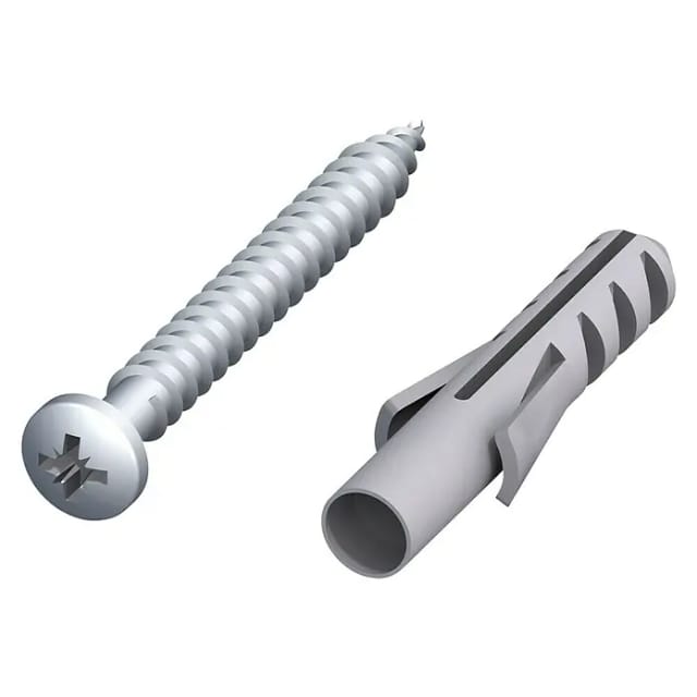 alfer Schrauben und Dübel Ø 4 x 45 mm 8 Stück
