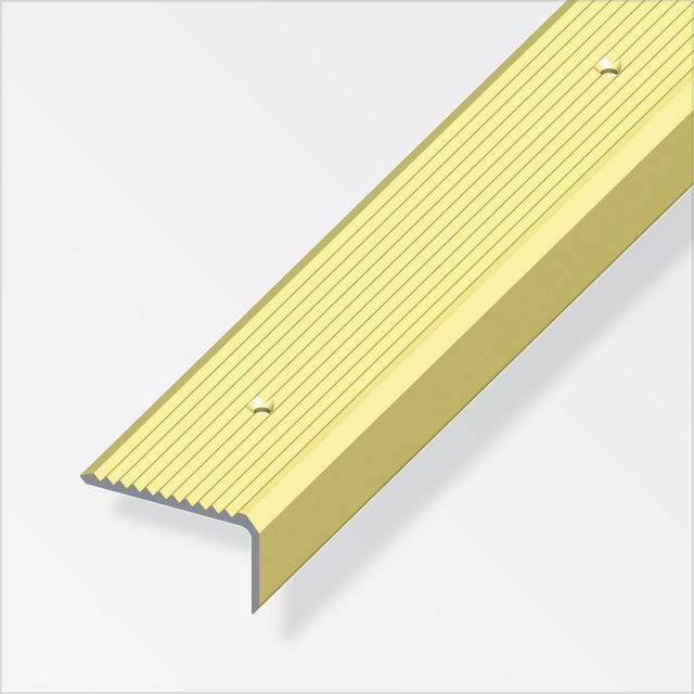 alfer Treppenprofil Aluminium messingfarben, Breite 41 mm