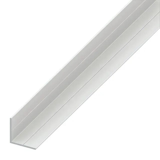 alfer Winkel gleichschenklig weiß 100 x 2,35 cm