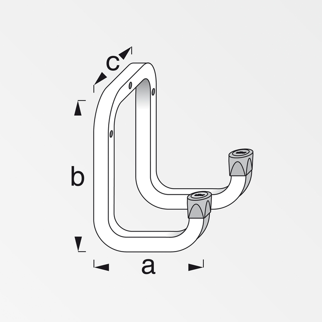 alfer Coaxis® Gerätehalter 17,5 cm