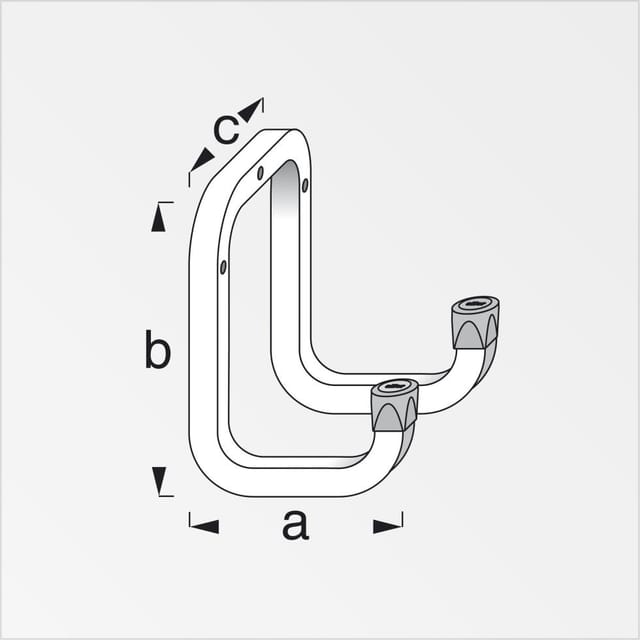 alfer Coaxis® Gerätehalter 25 cm