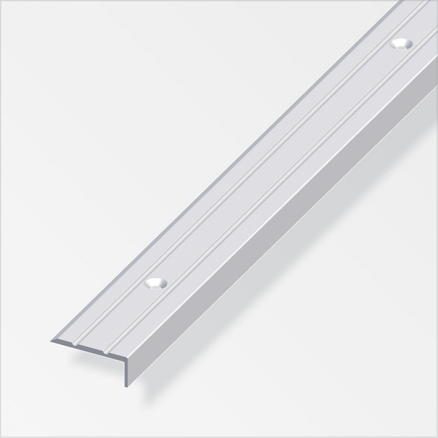 alfer Abschlussprofil Aluminium silber, Breite 25 mm
