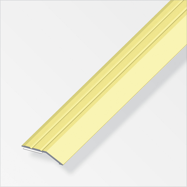 alfer Abschlussprofil Aluminium messingfarben 1000 x 30 mm