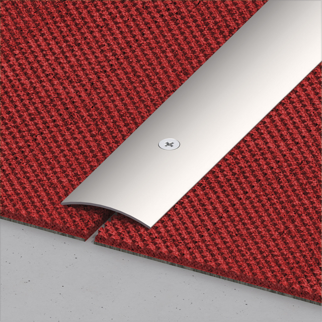Übergangsprofil aus Edelstahl, gelocht 1000 x 30 x 4 mm