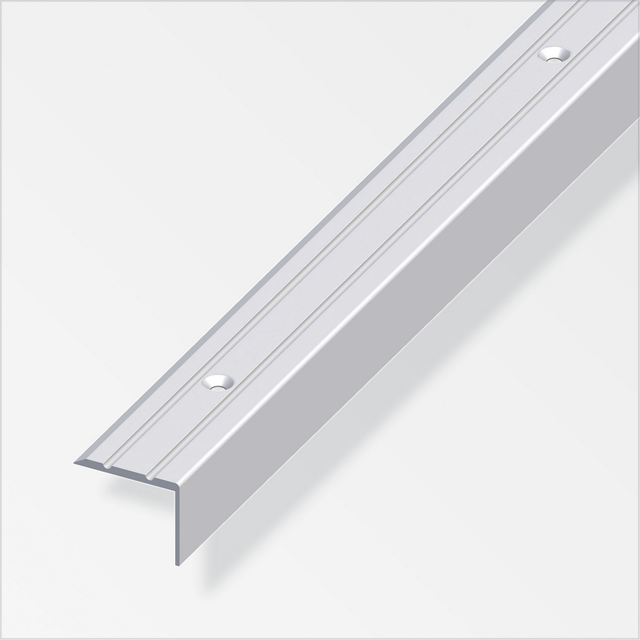 alfer Treppenprofil Aluminium silber, Breite 25 mm