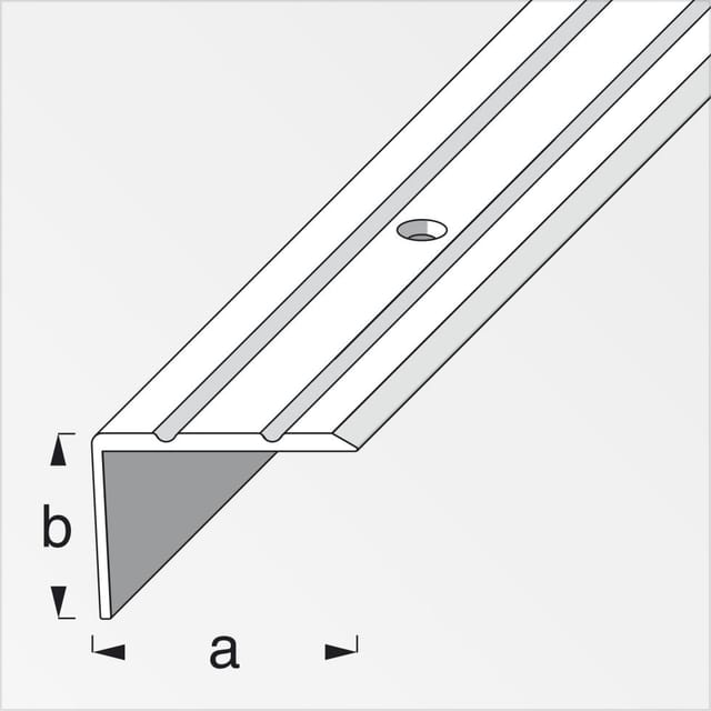 Treppenprofil Bronze 25 x 1000 mm