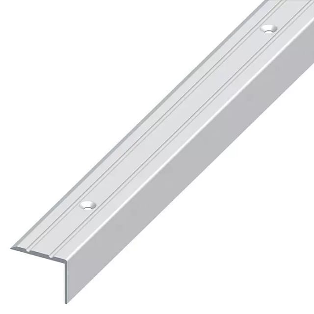 alfer Treppenprofil Aluminium silber 1000 x 25 x 20 mm