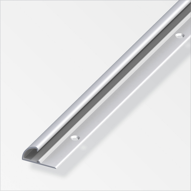 alfer Einfassprofil Aluminium silber 1000 x 26 mm