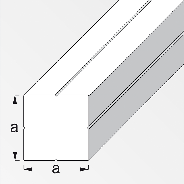 alfer Quadratstange 0,75 x 0,75 x 100 cm