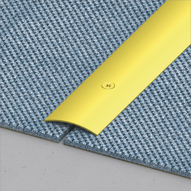 Übergangsprofil aus Messing, gelocht 2000 x 30 x 3 mm