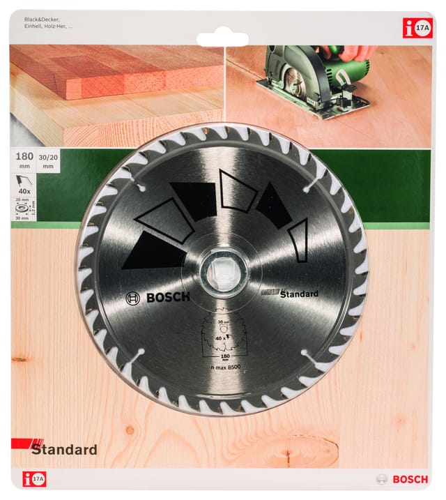 Bosch Kreissägeblatt 'Standard' Ø 180 mm