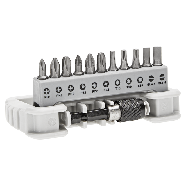 Bosch Bit-Set 'Professional' 6,3 mm (1/4") 12-teilig SL/TX/PZ/PH