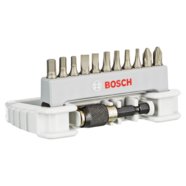 Bosch Bit-Set 'Professional' 6,3 mm (1/4") 12-teilig PH/PZ/T/SL/Hex