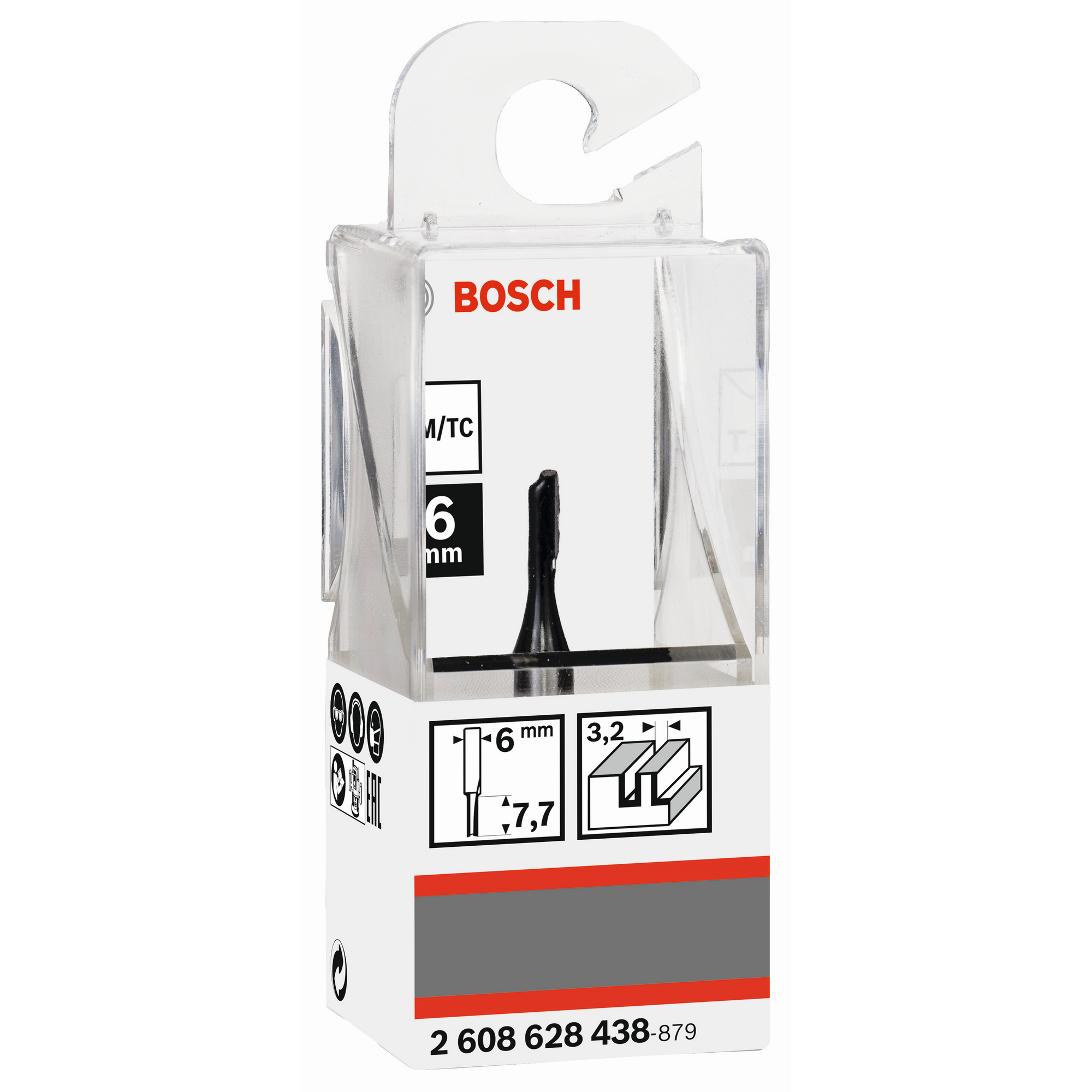 Bosch Nutfräser 'Standard for Wood' Ø 0,32 cm, Arbeitslänge 0,77 cm Bild 2