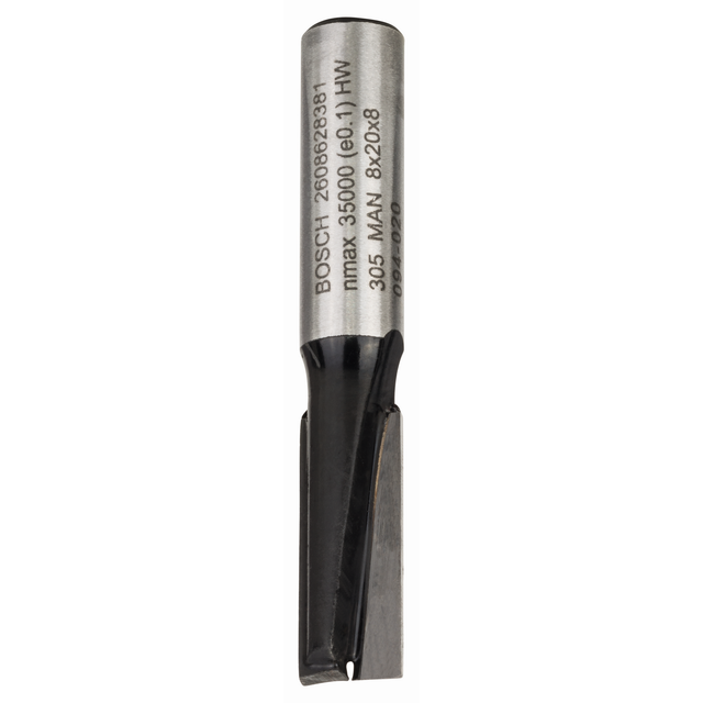 Bosch Nutfräser 'Standard for Wood' Ø 0,8 cm, Arbeitslänge 2 cm