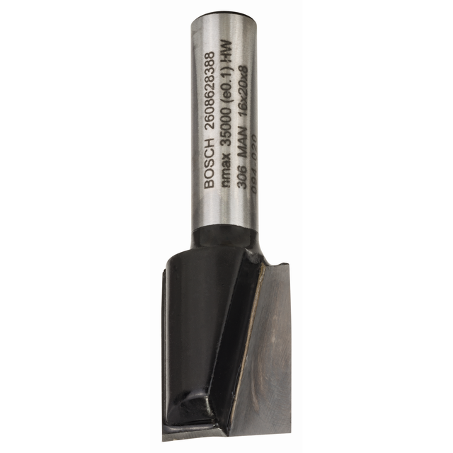 Bosch Nutfräser 'Standard for Wood' Ø 1,6 cm, Arbeitslänge 2 cm
