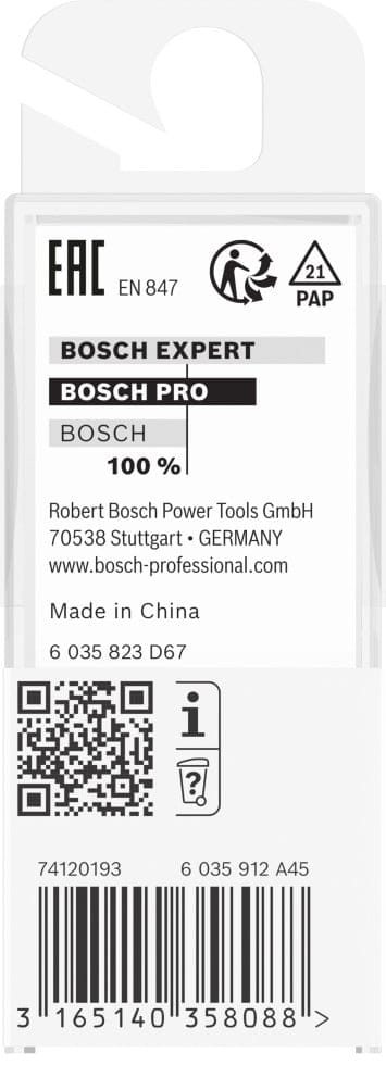 Bosch Bündigfräser 'PRO Standard for Wood' Ø 8 x 12,7 x 56 mm