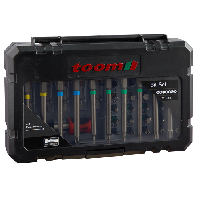 toom Bit-Set 51-teilig