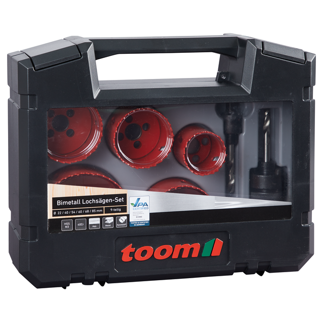 toom Bimetall Lochsägen-Set 9-teilig