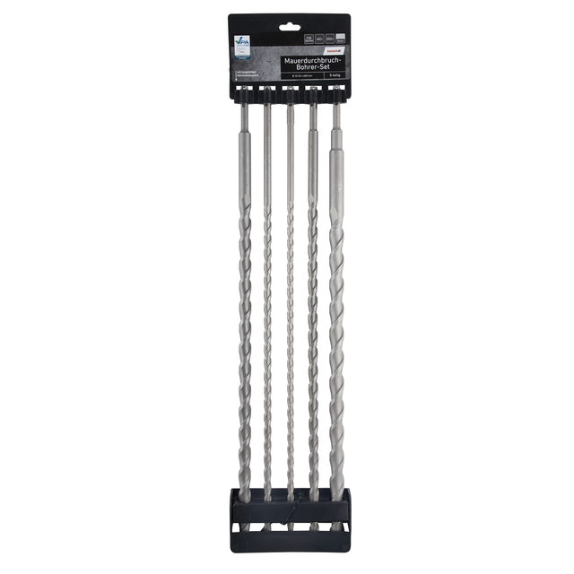 toom Mauerdurchbruch-Bohrer-Set Ø 10-25 x 600 mm 5-teilig