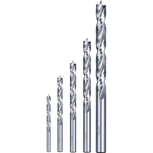 kwb Holzspiralbohrer-Set 'FCE' Ø 3-8 mm 5-teilig