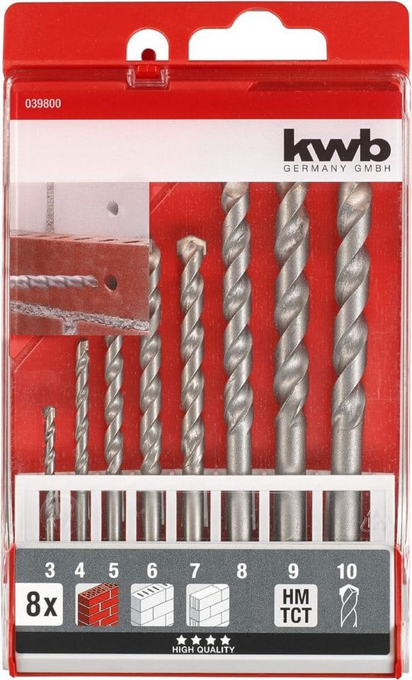 kwb Betonbohrersatz 8-teilig