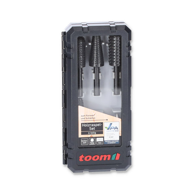 toom Holzraspel-Set 6-teilig