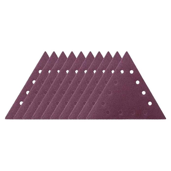 Scheppach Schleifpapier-Set K80 dreieckig 10-teilig