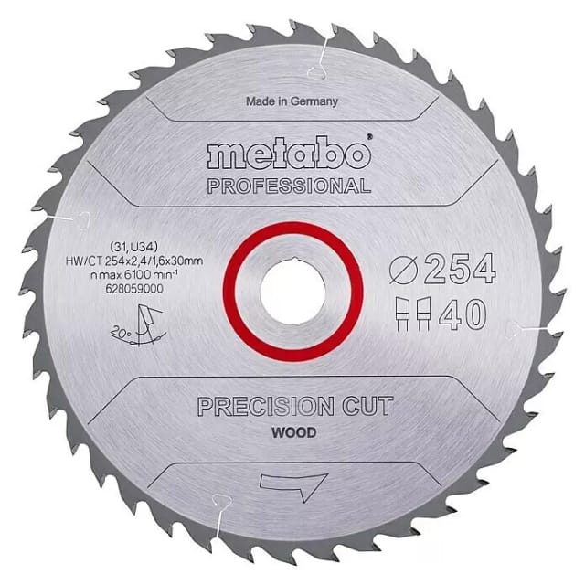Metabo Kreissägeblatt 'Precision Cut Wood Professional' 254 x 2,4 x 30 mm