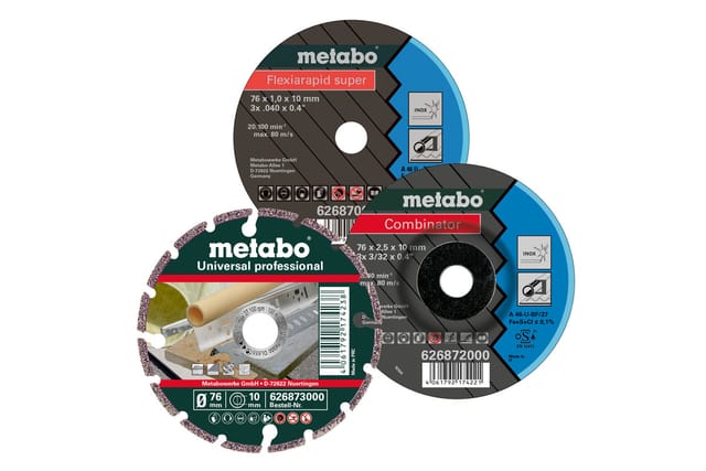 Metabo Trennscheiben-Set Ø 76 mm, 3 Stück