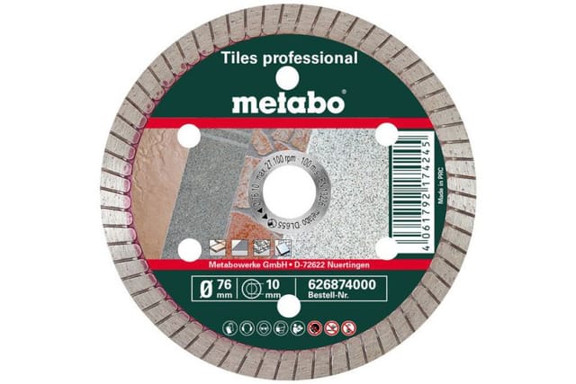 Metabo Diamanttrennscheibe 'Professional' 76 x 10 mm